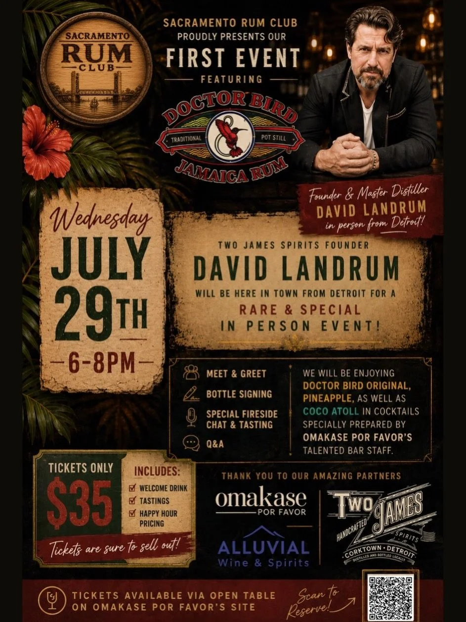 🦜🥃 DOCTOR BIRD IS COMING TO SACRAMENTO! 🥃🦜

Sacramento Rum Club&rsquo;s first event is officially on the books, and we are starting with a rum that true funk lovers need to know: Doctor Bird Jamaica Rum.

If you love funky, high-character, wildly