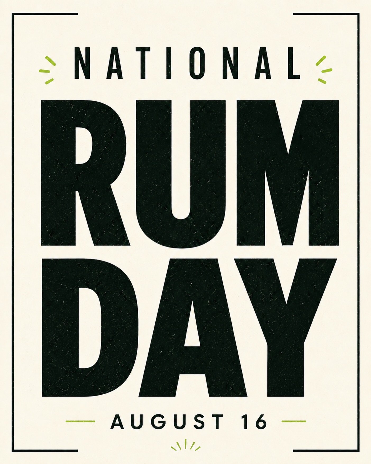 Happy National Rum Day! 🥃🌴

Today we&rsquo;re raising a glass to one of the most diverse, fascinating spirits in the world. Rum&rsquo;s modern story stretches back centuries through the Caribbean and the sugar trade, and by the late 1600s it had al