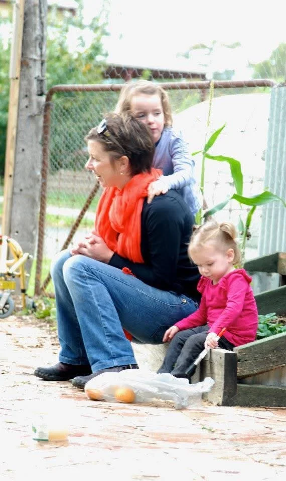 Children playing together outdoors