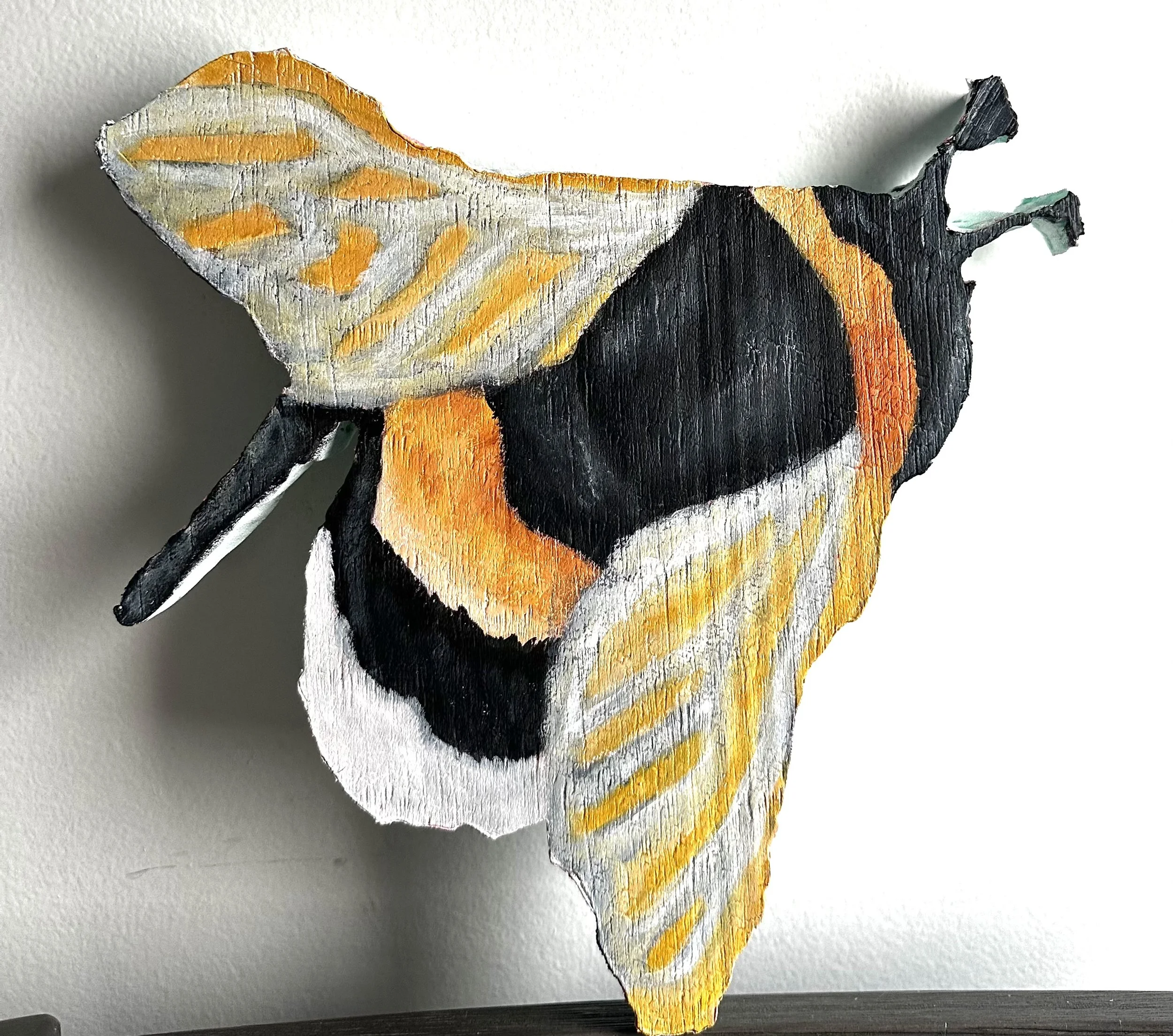 Bumble Bee - 2D Foam Board Painting (small)