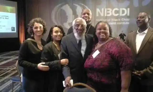 National Black Child Development Institute Conference – Staff with Dick Gregory
