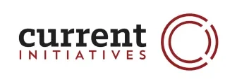 Current Initiatives logo with the word 'current' in lowercase, 'INITIATIVES' in uppercase, and a red circular design resembling a stylized letter 'C'.