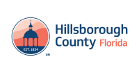 Hillsborough County, Florida logo with a lighthouse icon and the text 'Hillsborough County Florida'
