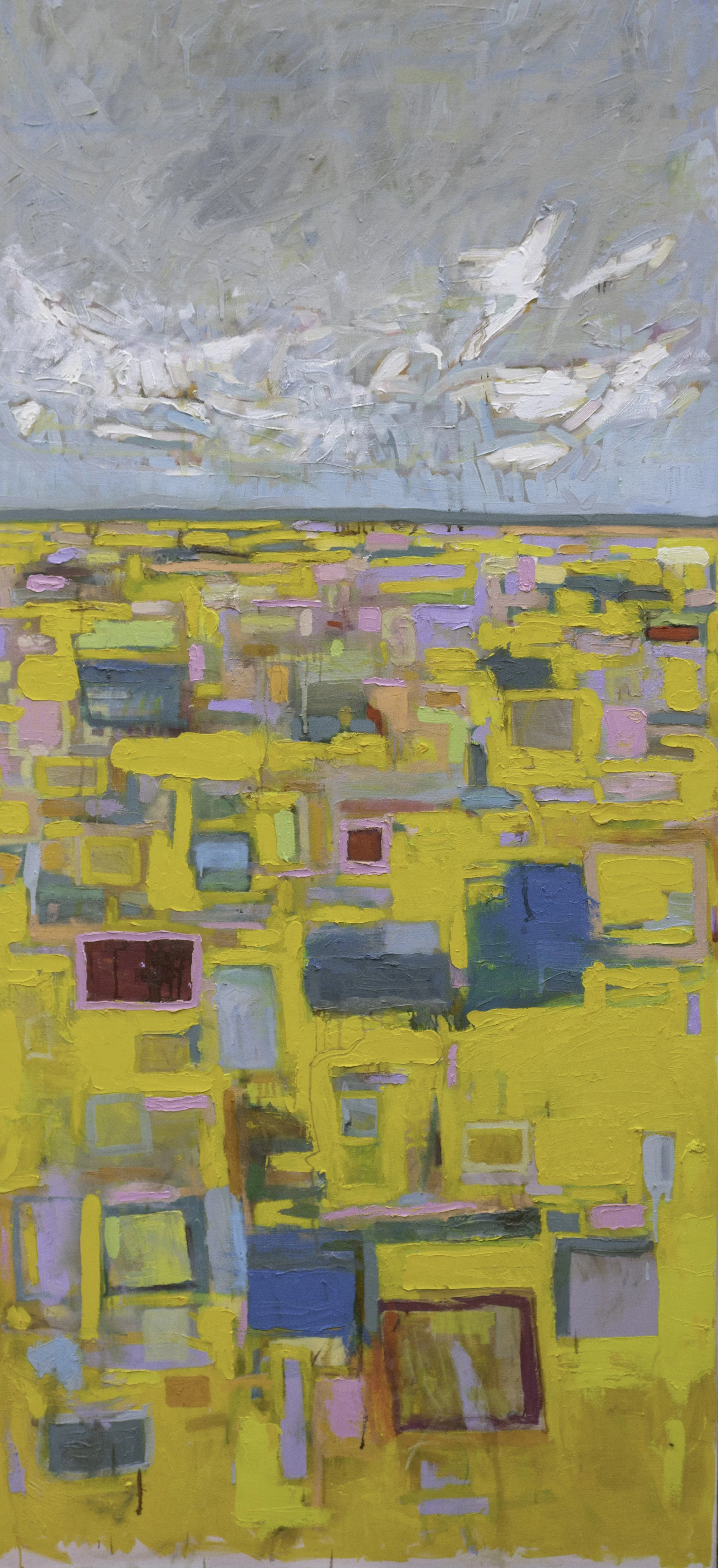 'Bellarine Fields' (2025)
Oil on canvas
180 cm x 90 cm
Unframed, certificate of authenticity
Signed verso
Private collection