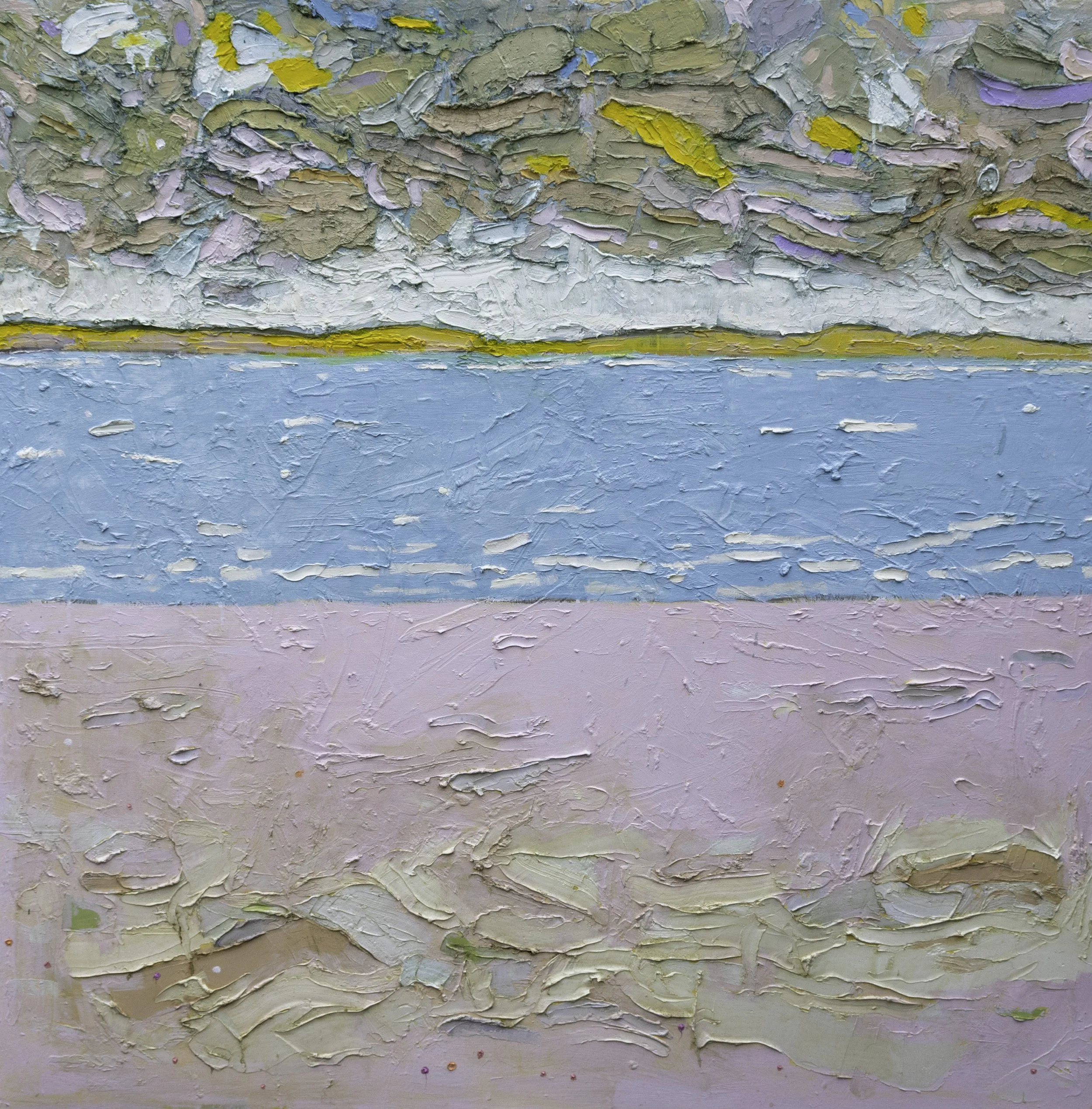 'Queenscliff Beach (left panel)' (2026)
Oil on canvas
180 cm x 180 cm
Unframed, certificate of authenticity
Signed verso
Private collection