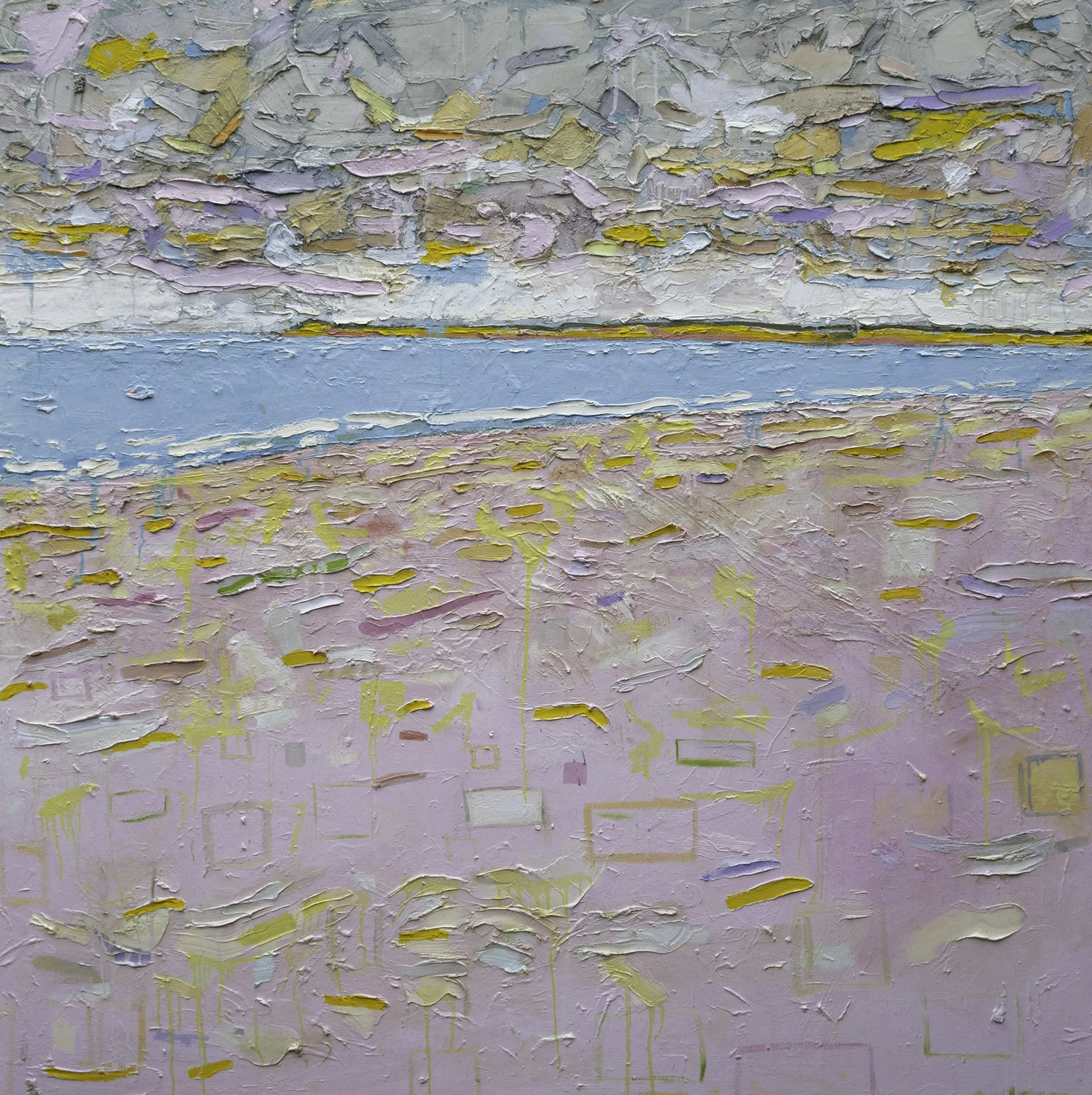 'Queenscliff Beach (right panel)' (2026)
Oil on canvas
180 cm x 180 cm
Unframed, certificate of authenticity
Signed verso
Private collection
