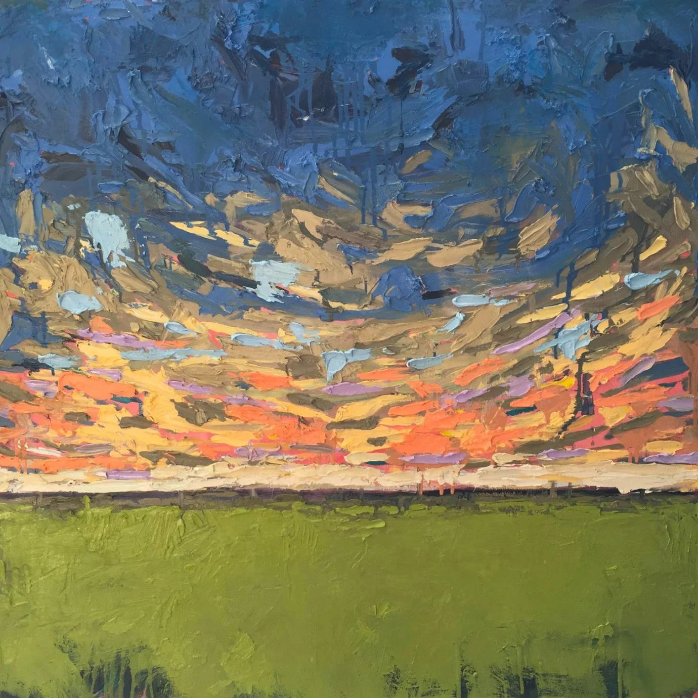 'Placing the Decameron: Day 12 (2022)
Oil on canvas
100 cm x 100 cm
Unframed
Private collection