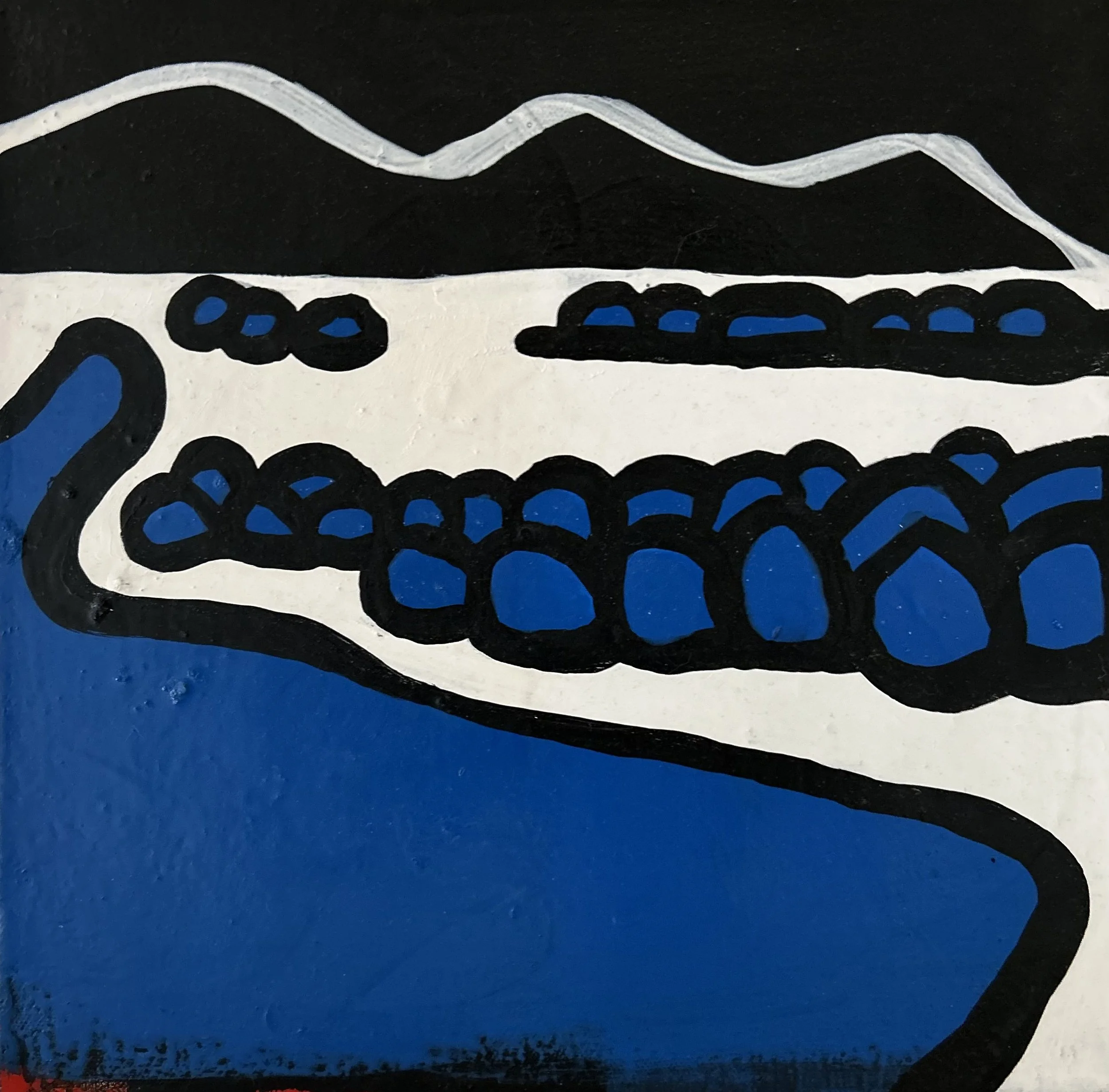 'Snow Side' (2016)
Oil on canvas
25 cm x 25 cm
Unframed, certificate of authenticity
Signed verso
Artist collection