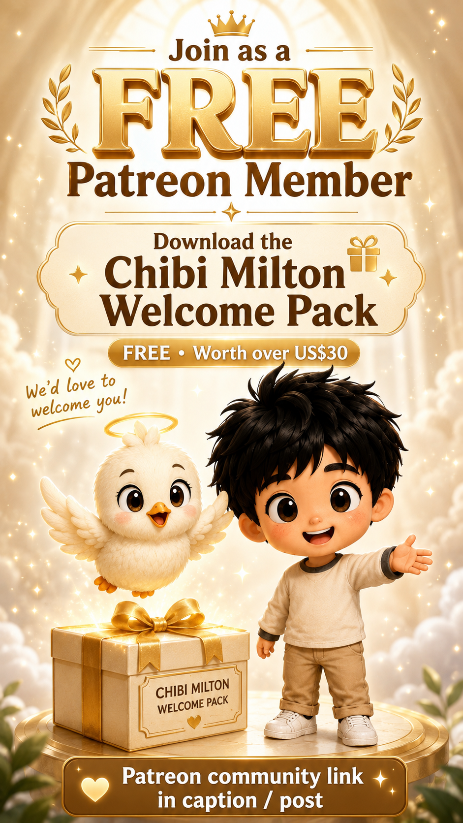 Chibi Milton Universe Welcome Pack on Patreon