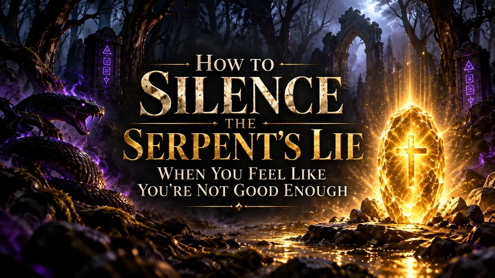 How to Silence the Serpent’s Lie When You Feel Like You’re Not Good Enough
