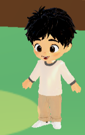 Chibi Milton Grace Garden Game Character 3D Model