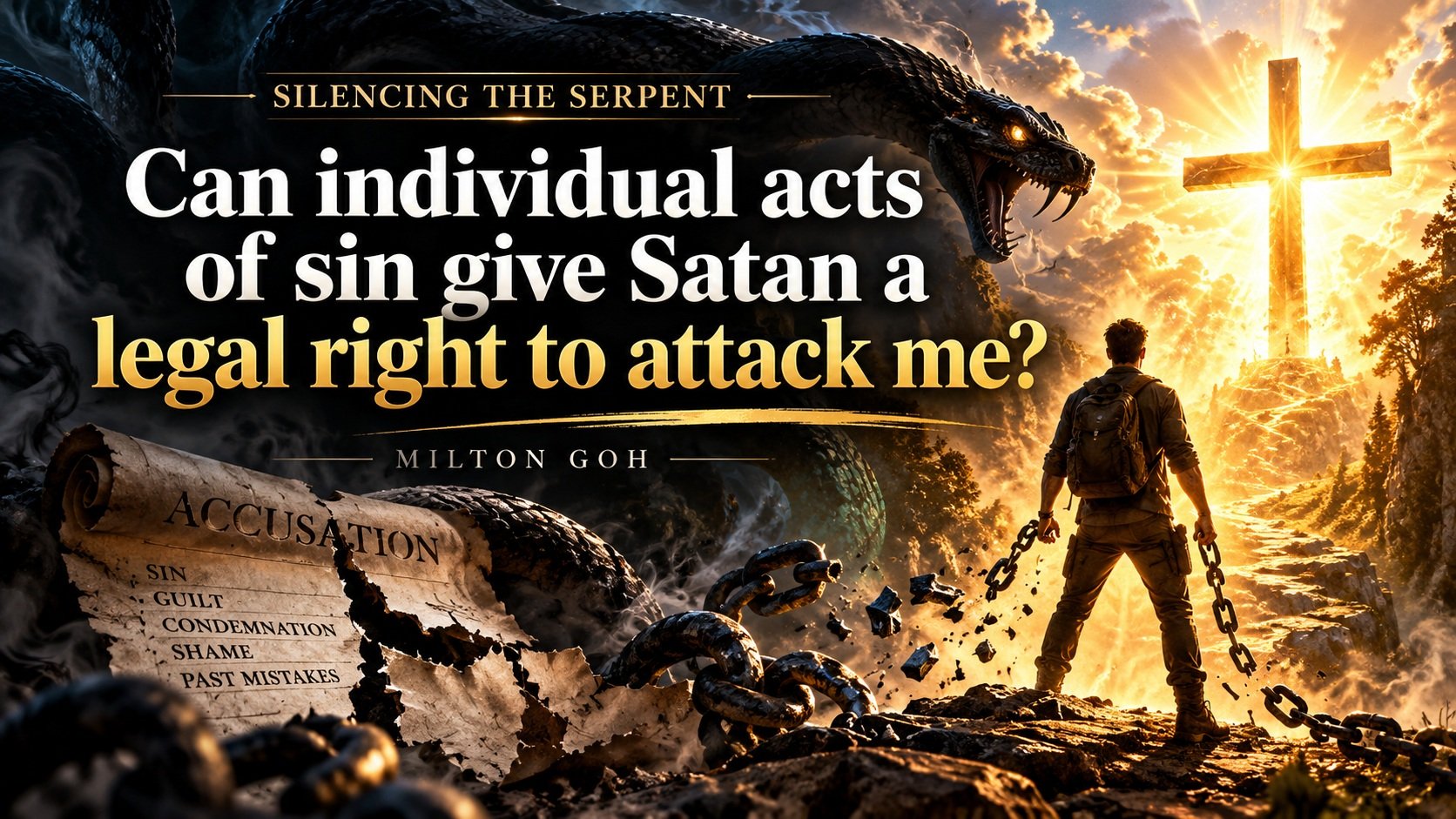 Can individual acts of sin give Satan a legal right to attack me?
