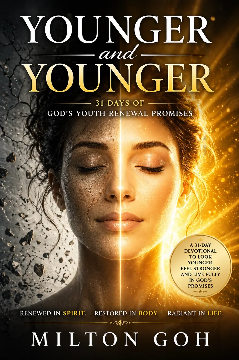 Younger and Younger: 31 Days of God's Youth Renewal Promises. A Christian devotional book by Milton Goh