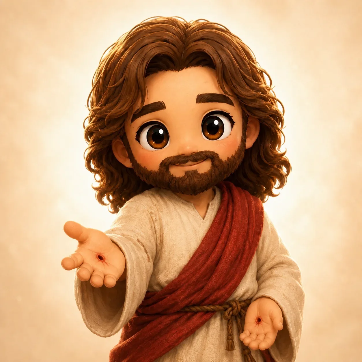 Chibi Jesus Character Portrait