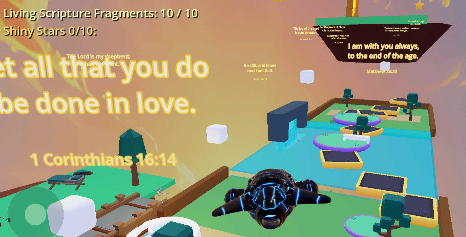 Sky full of Scriptures in Chibi Milton Grace Garden