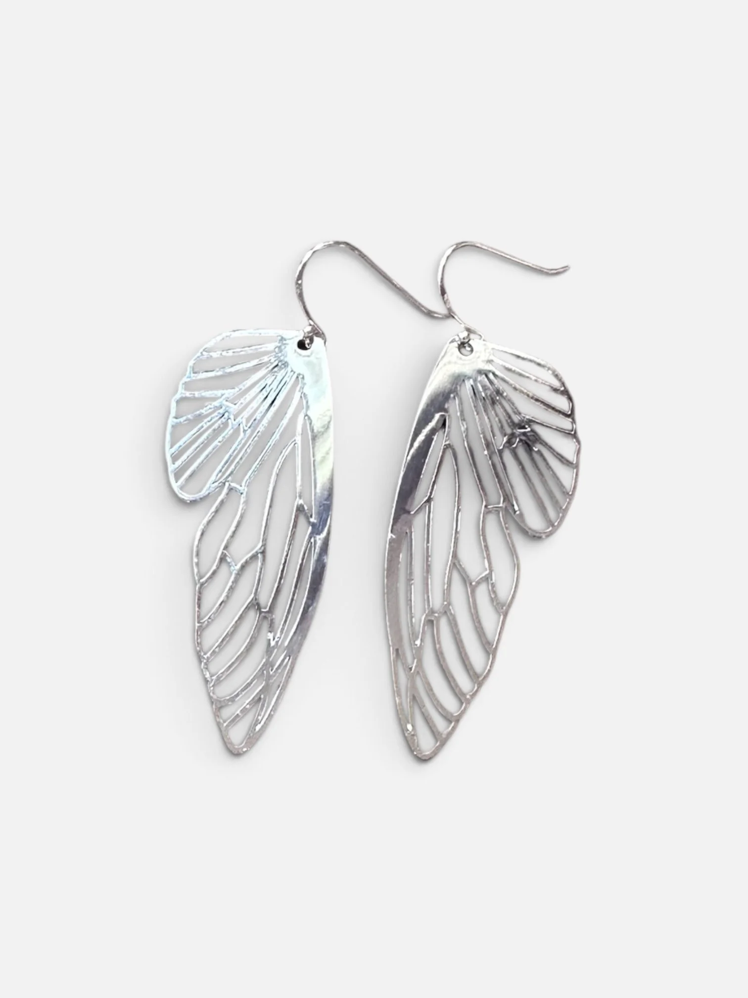 Silver Butterfly Wings