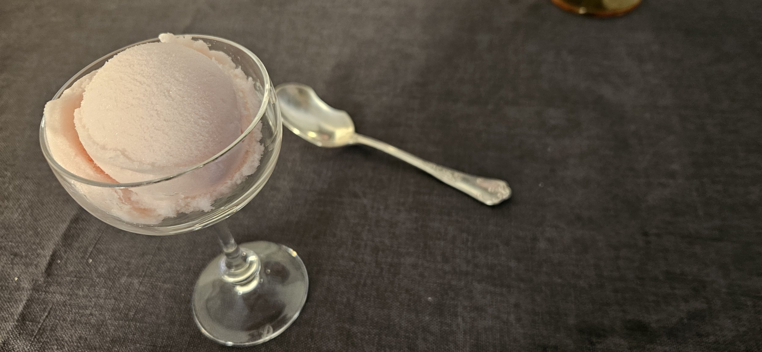 Sorbetto al pompelmo rosa