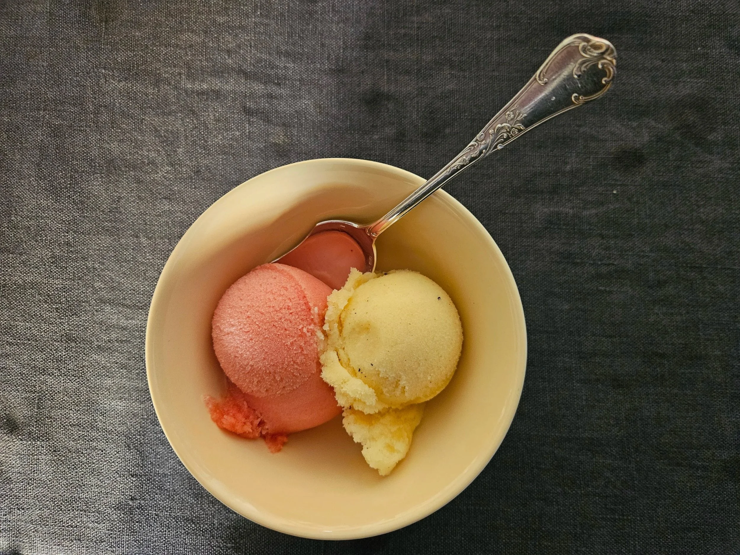 Sorbetto arancia rossa &amp; Select e frutto della passione