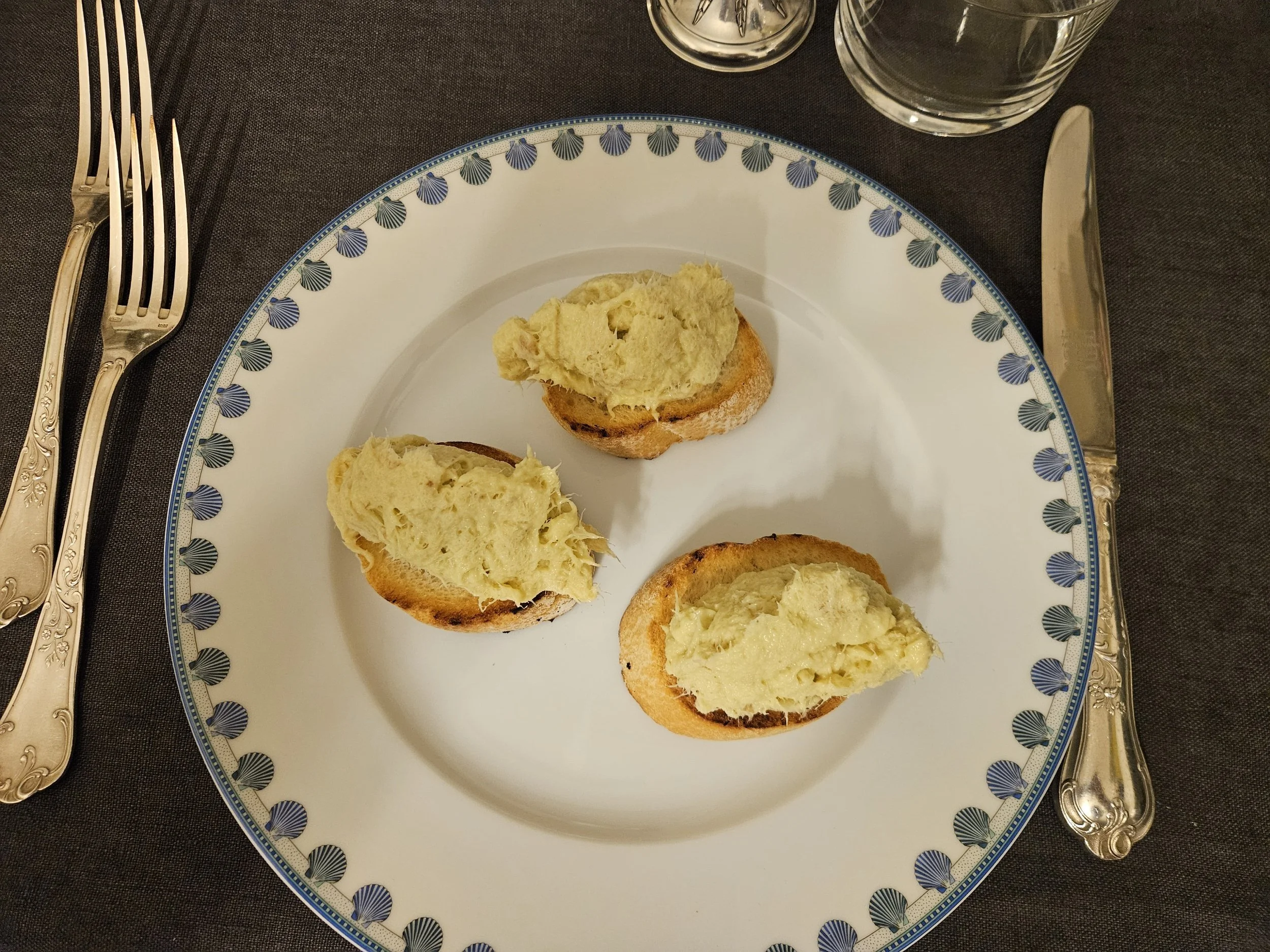 Crostini con Baccalà mantecato