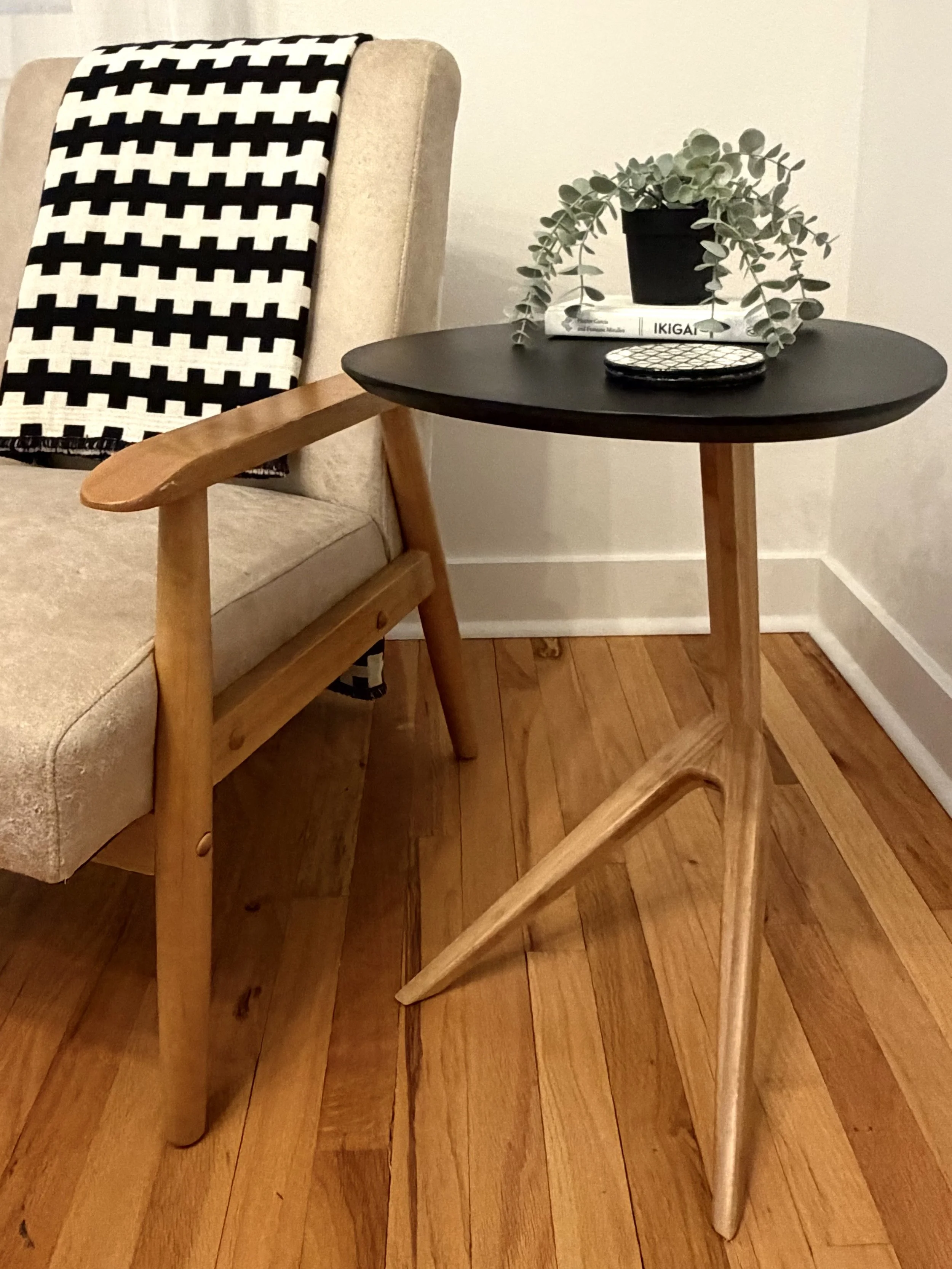 Modern Bamboo Side Table