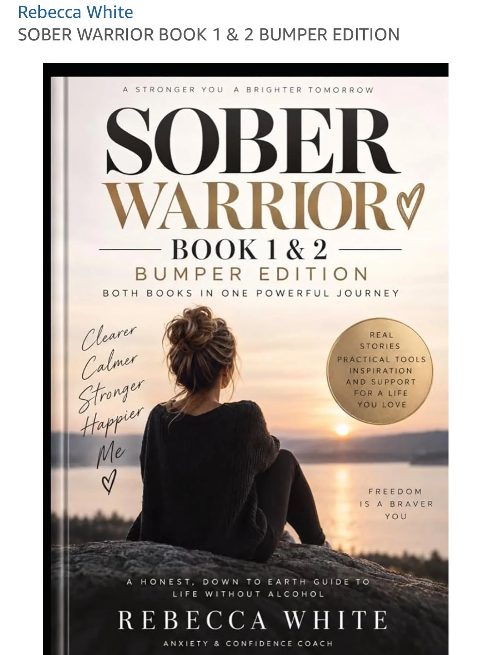 She&rsquo;s out now! 📖🤍

Sober Warrior Book 1 &amp; 2 are together in one bumper edition, available on Amazon in Kindle and paperback.

An honest, down-to-earth guide to life without alcohol, filled with real stories, practical tools, inspiration a