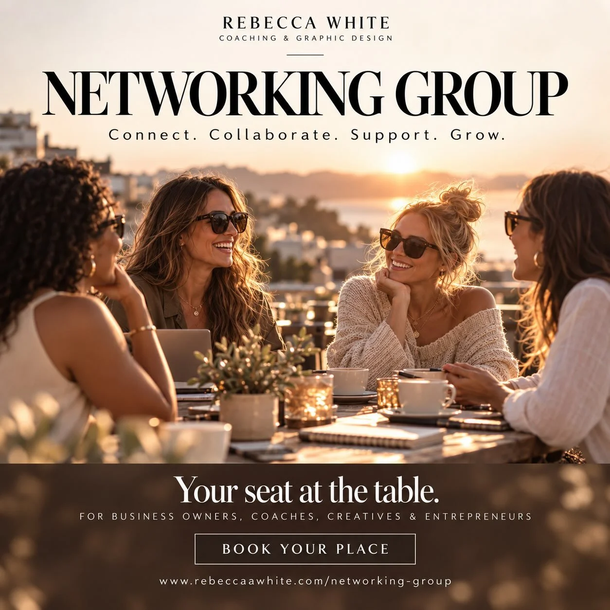 You&rsquo;ve got a business to build. You deserve people in your corner.

My Networking Group is for business owners, coaches, creatives and entrepreneurs who want to connect, share ideas and feel more confident putting themselves out there.

Bring y