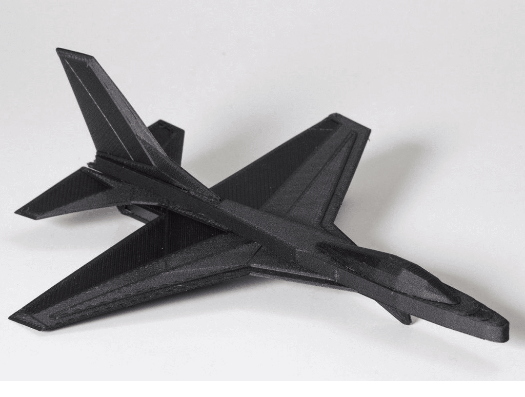 3D Printed Mini Plane Model Carbon FIber 3DTIV