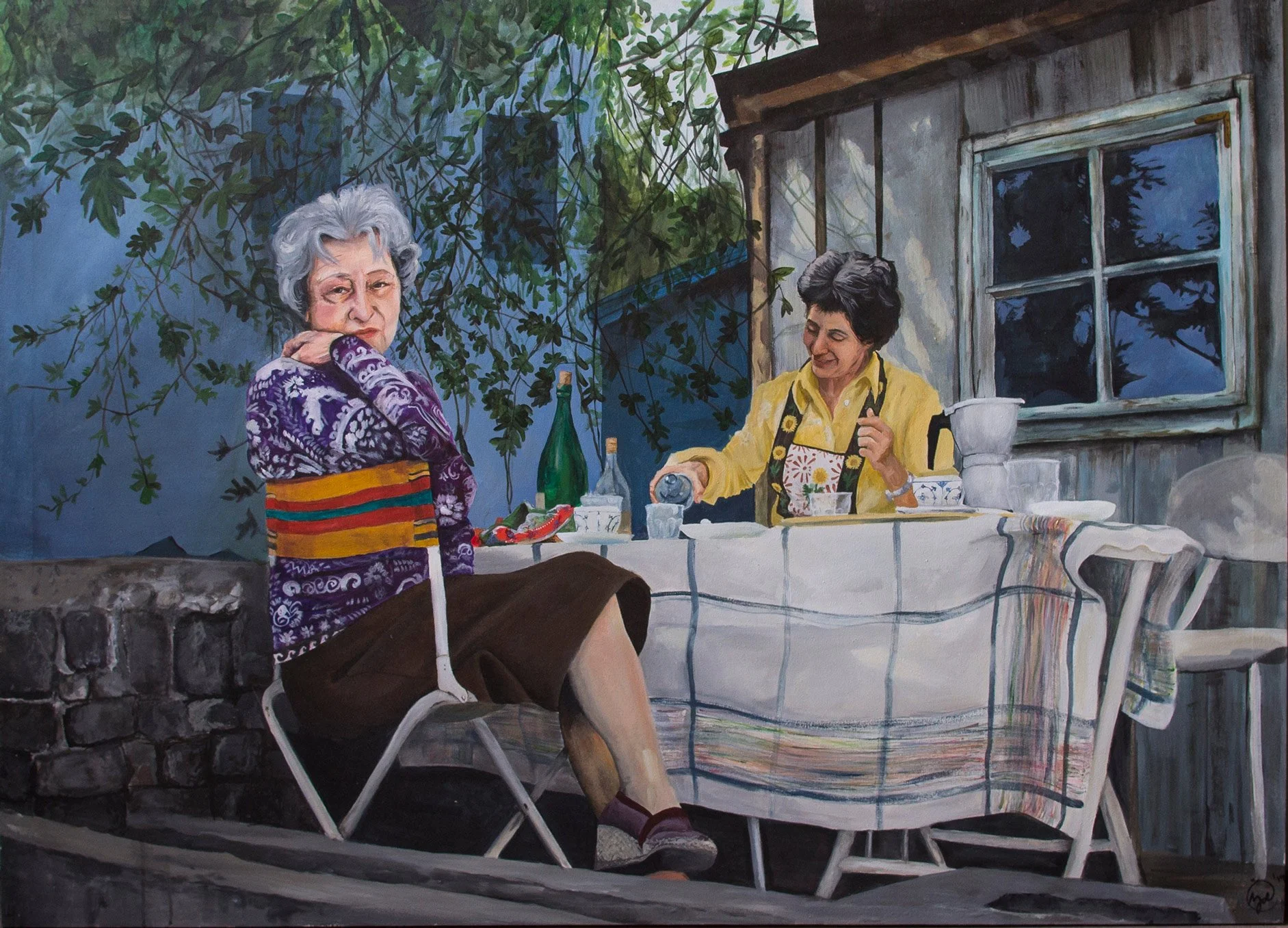 "July 1979" acrylic on canvas, 2019