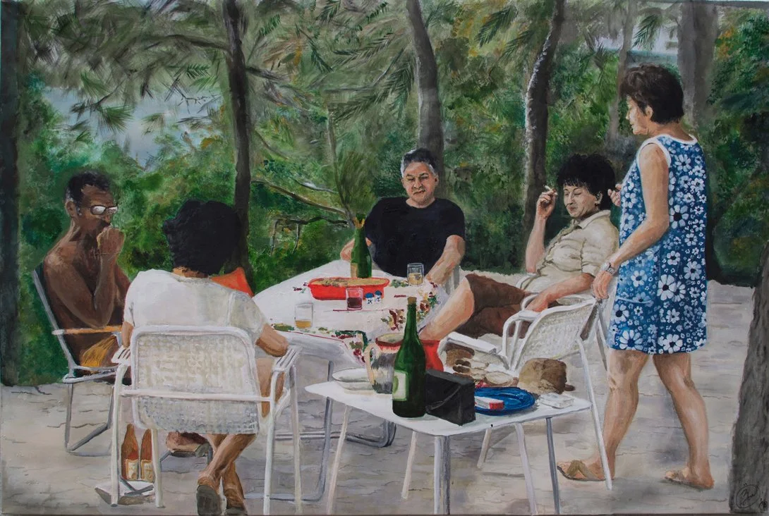 "October 1978" acrylic on canvas, 2018