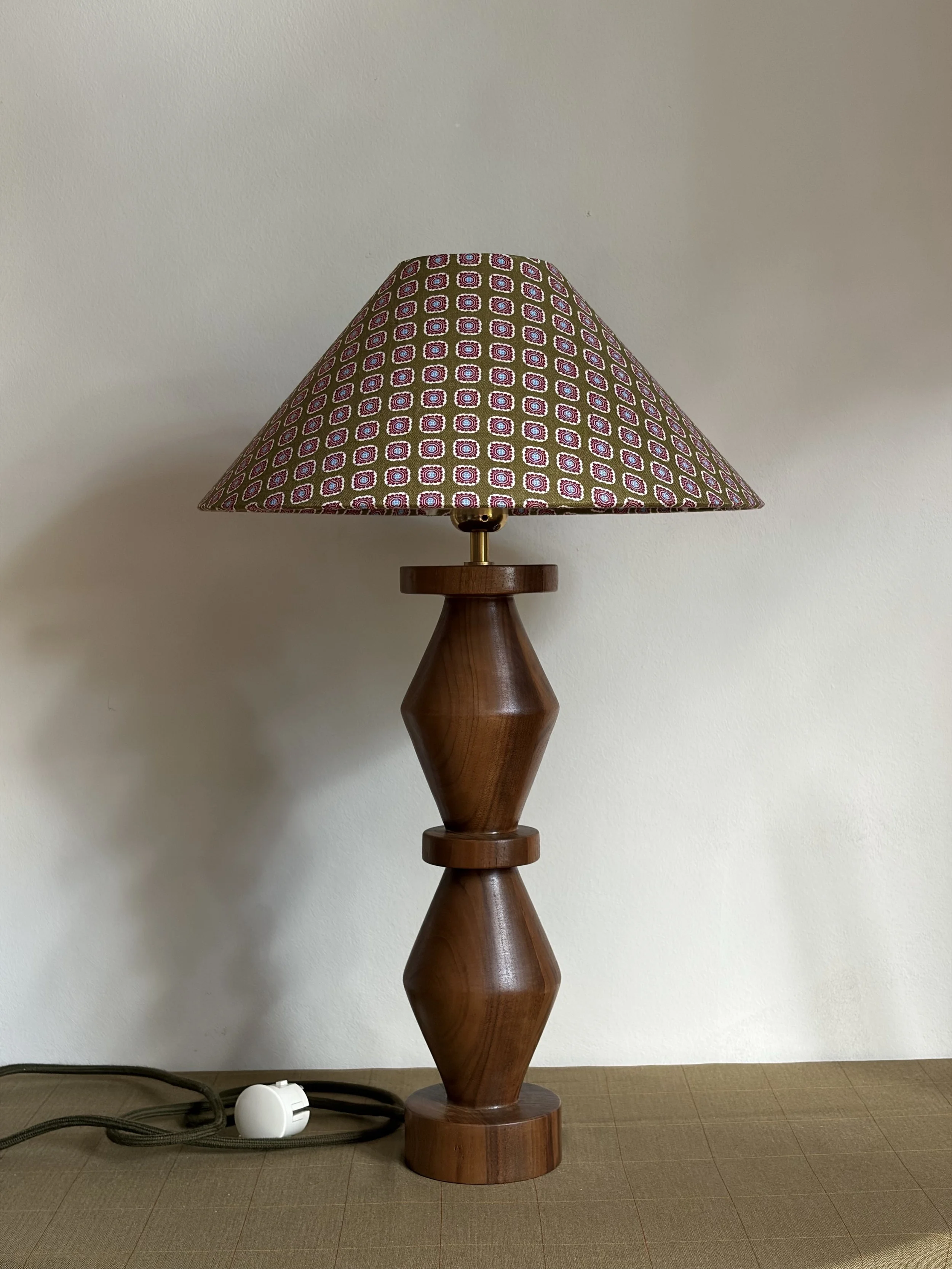 lamp n.05 (cotton, walnut)