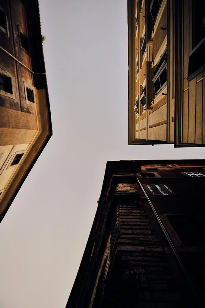 Three houses in Rome. Photography from Italy