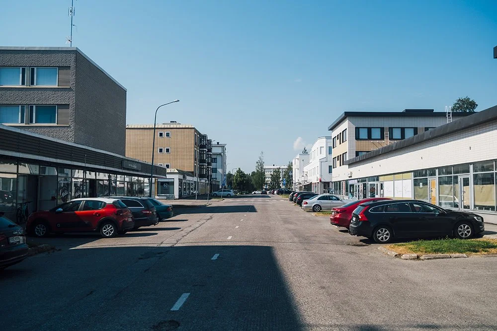 Kauppakatu Torniossa. Valokuvia Lapista