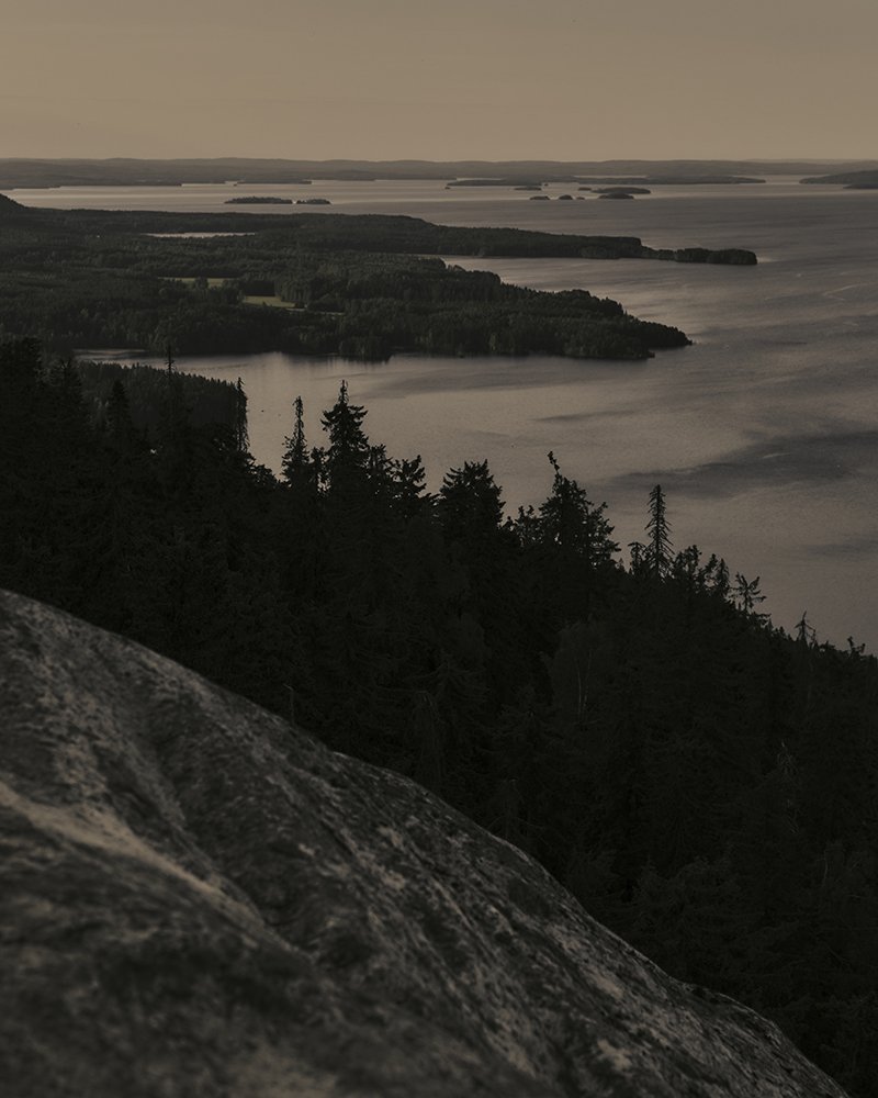 Näkymä Kolin huipulta - Suomi-Kuvia Karjalasta
