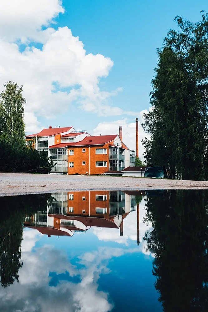 Suomi-kuvia Tehtaan piiput Kyröskoskella