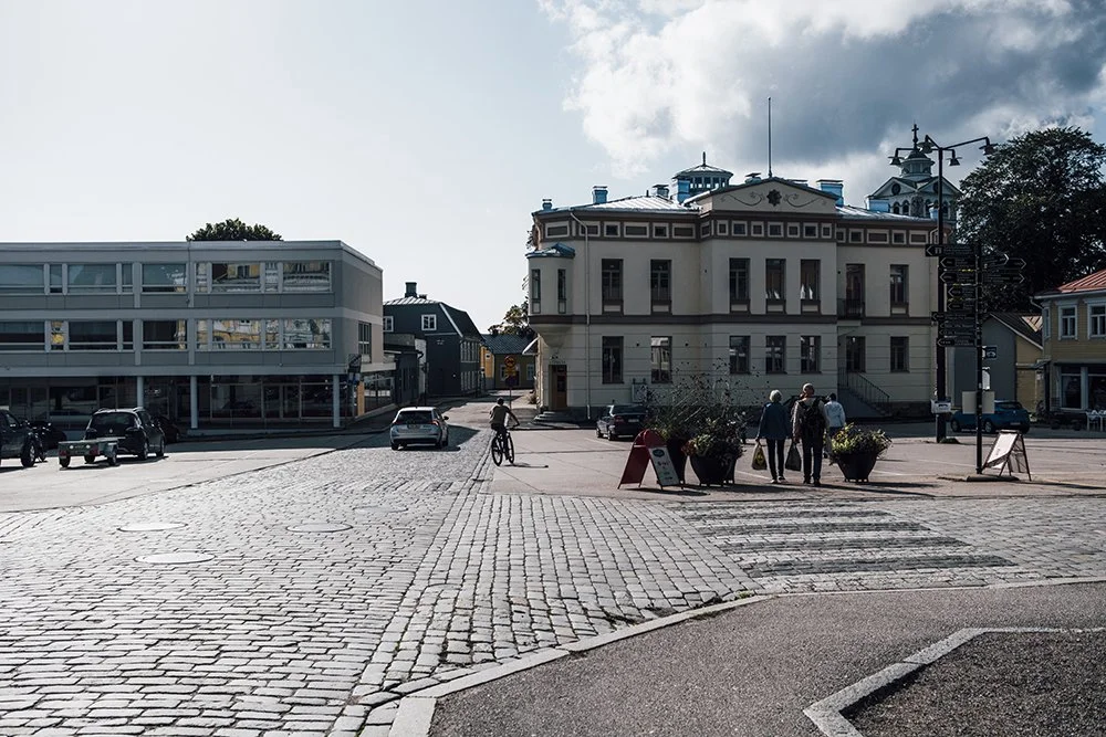 Valokuva Tammisaaren torilta. Ekenäs torget