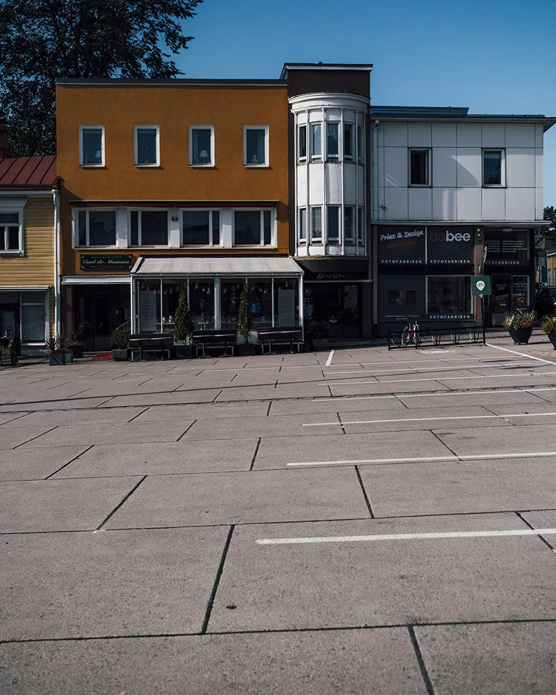 Valokuvia Tammisaaren torilta