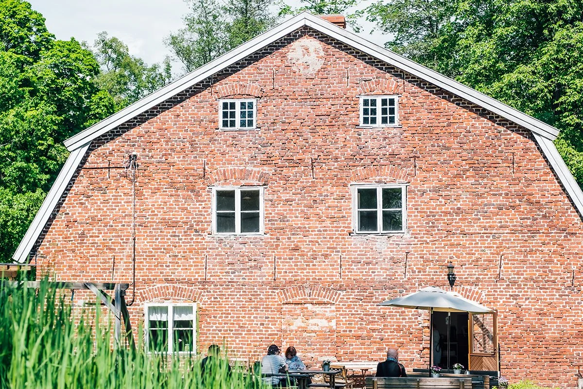 Kahvila Fagervikissä. Valokuvia Fagervikistä