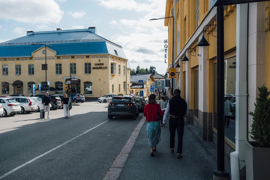 Hotelli Porvoossa. Valokuvia Suomesta