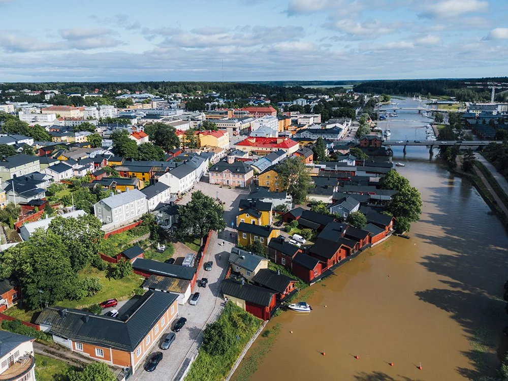 Dronekuvia Porvoosta