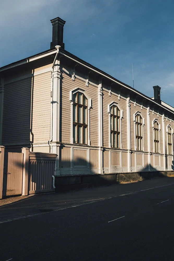 Aleksanterinkadun ja Pakkahuoneenkadun kulmaus Oulussa