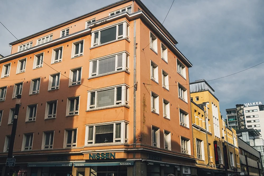 Kerrostaloja Oulussa. Valokuvia Oulusta