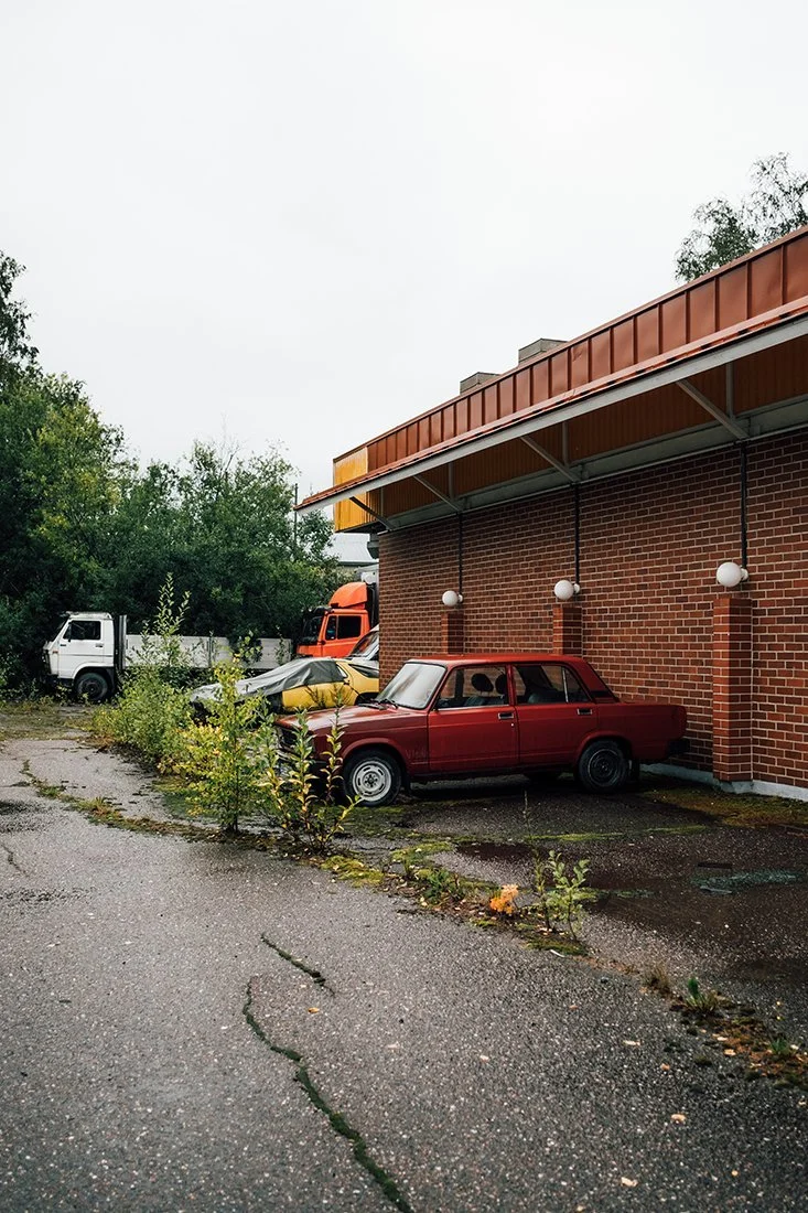 Valokuvia Punkalaitumelta - Vanhoja autoja