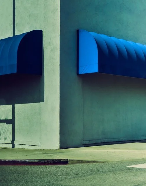 Blue Corner - Abstract Los Angeles