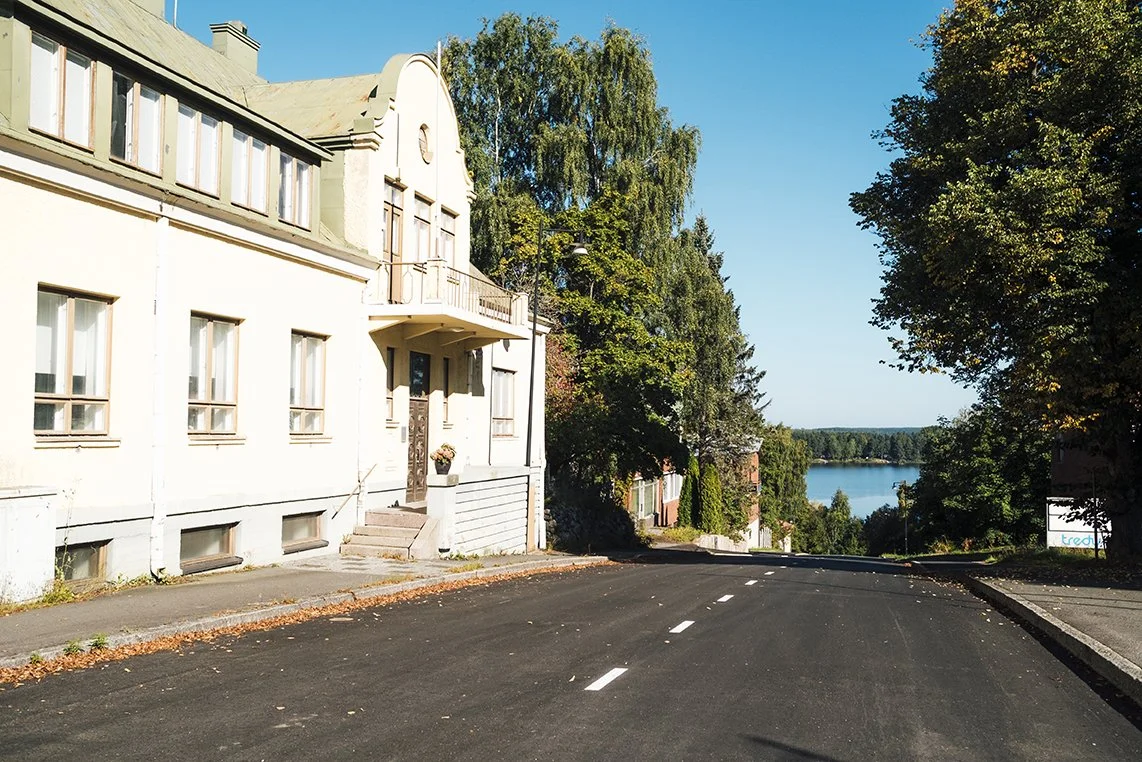 Kaunis rakennus Ikaalisissa. Kyrösselänkatu Ikaalisissa