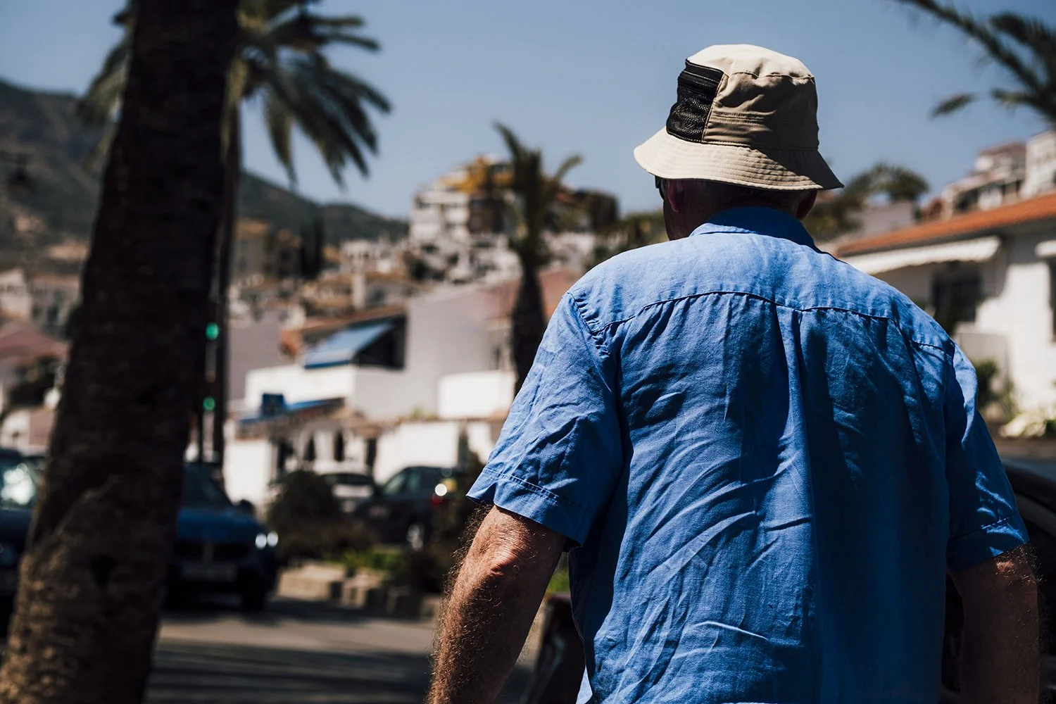A Man in Benalmadena. Street Photography from Costa Del Sol