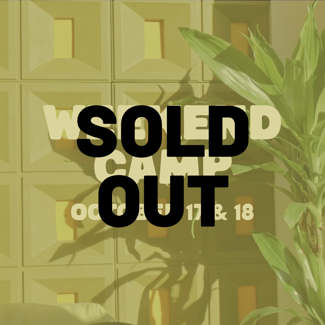 SOLD OUT: OCTOBER WEEKEND WRITING CAMP 🎹