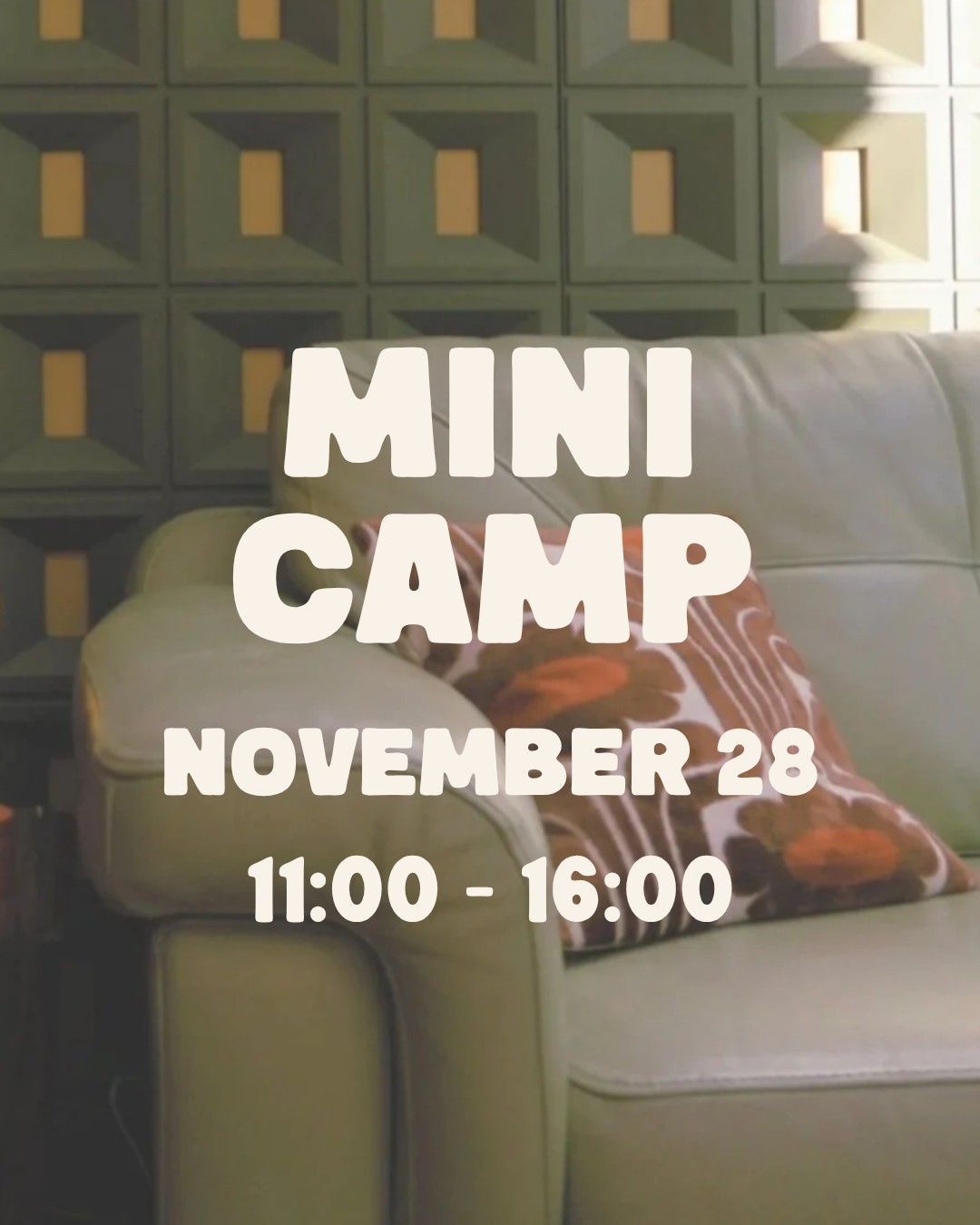 MINI WRITING CAMP (28/11)
