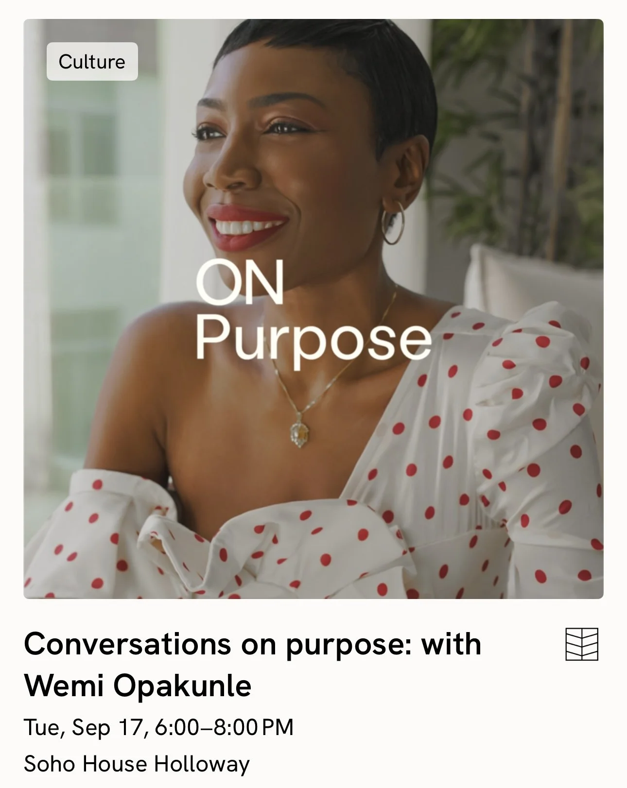 Wemi Opakunle Speaker Soho House