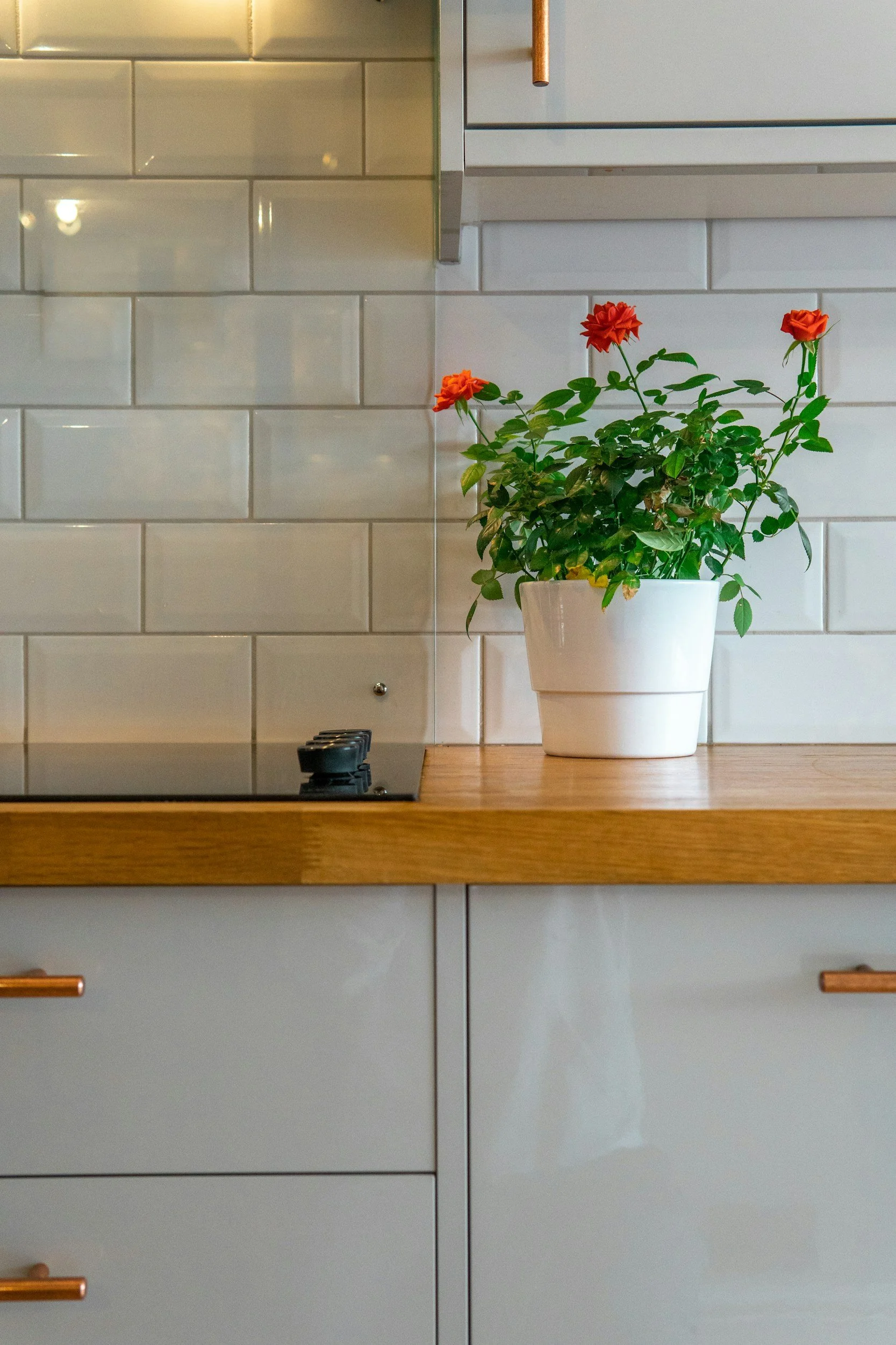 Plan de travail de cuisine en stratifié effet bois, une solution esthétique, polyvalente et accessible pour l’aménagement d’une cuisine.