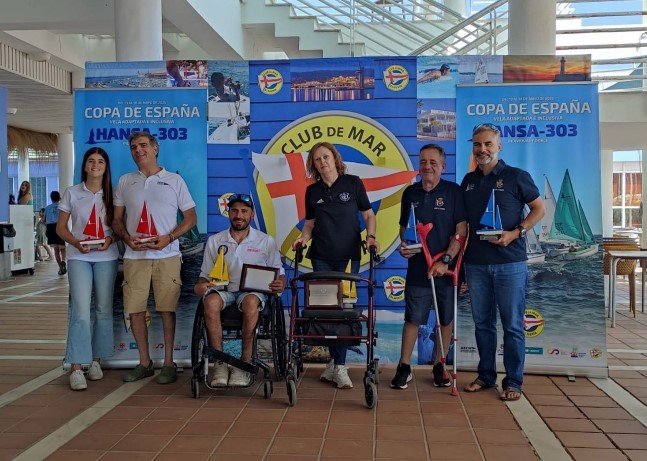 VELA ADAPTADA COPA DE ESPAÑA HANSA 303 Dobles de Vela Adaptada e Inclusiva